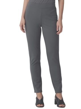 Eileen Fisher washable stretch crepe pant in grey size M excellent condition
